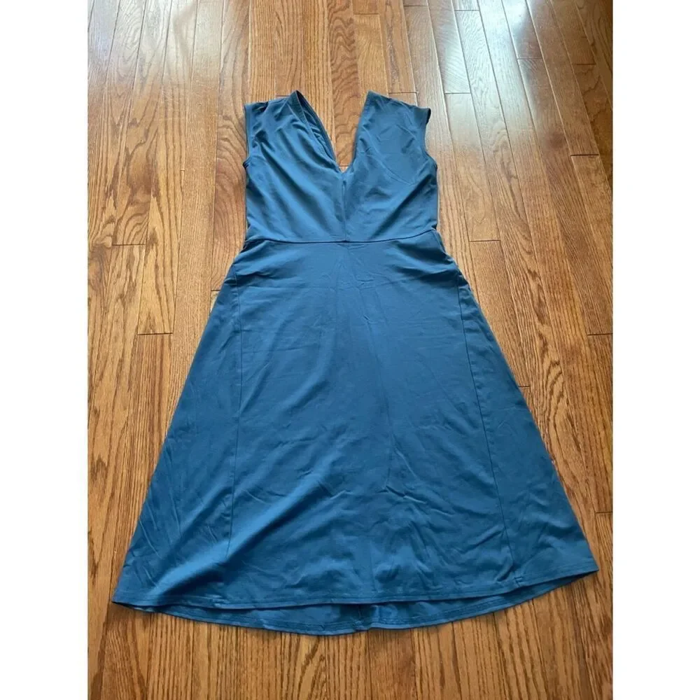 Patagonia Bandha Blue Sleeveless Dress Women’s Sz Small